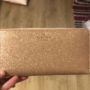 Kate Spade Gold Sparkle Wallet
